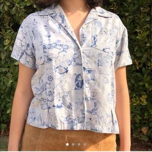 Map Print Button Up